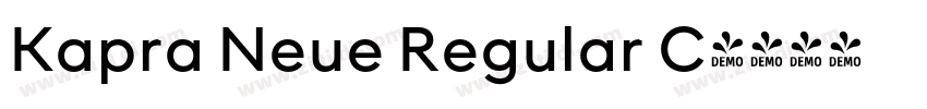 Kapra Neue Regular C字体转换